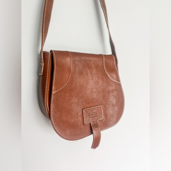 Brown Leather Crossbody - Picture 2 of 12